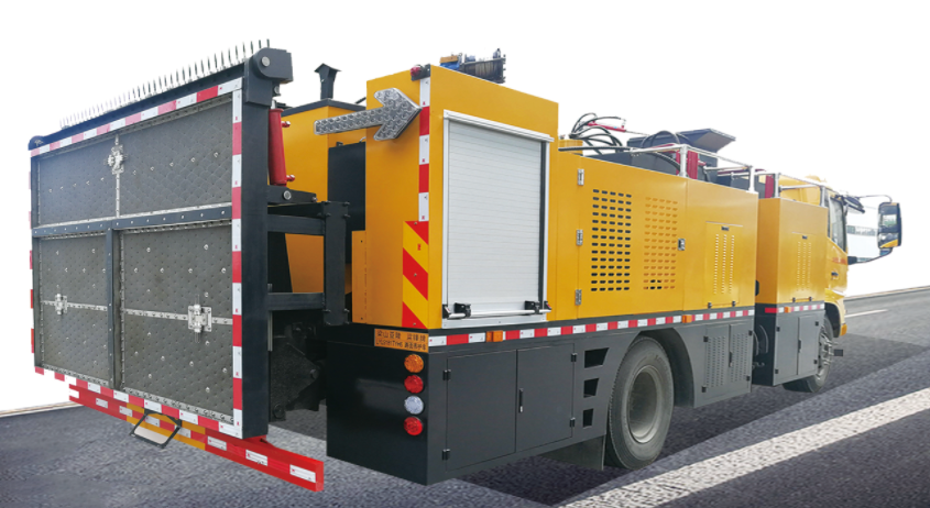 雙攪拌帶加熱墻綜合養(yǎng)護車